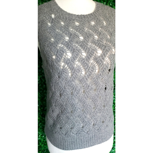 21. J.Crew Cashmere pointelle sweater shell - Picture 7 of 11